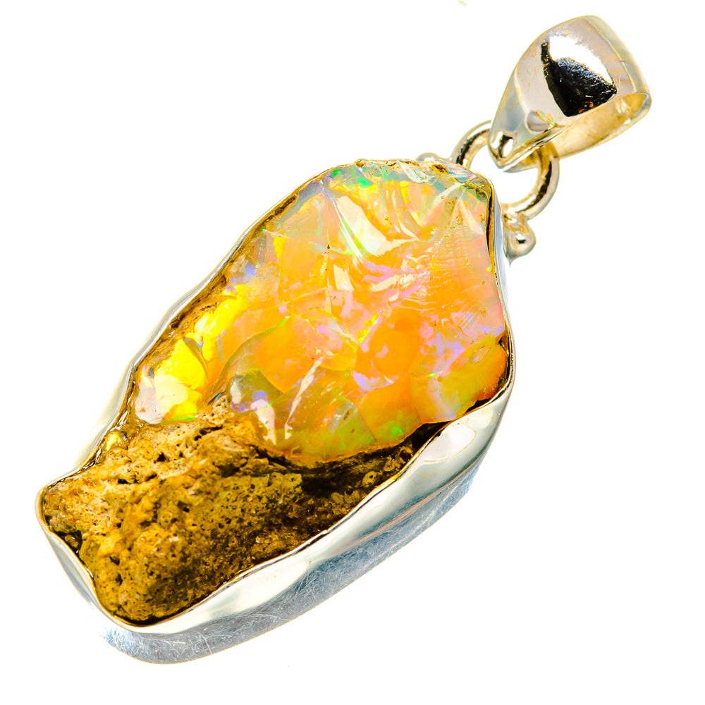 Ethiopian Opal Pendants handcrafted by Ana Silver Co - PD758447