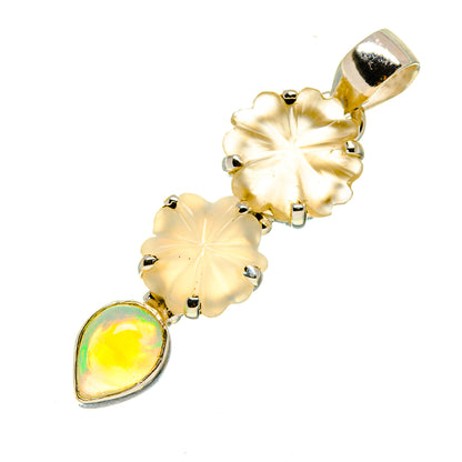 Rainbow Moonstone Pendants handcrafted by Ana Silver Co - PD758453