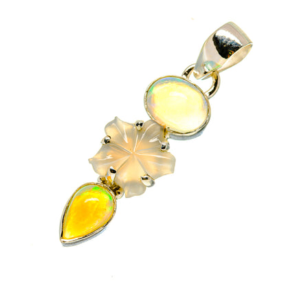 Rainbow Moonstone Pendants handcrafted by Ana Silver Co - PD758454