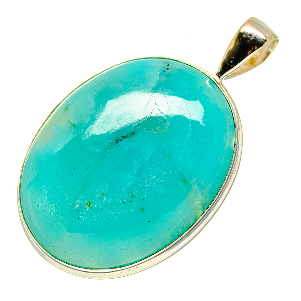 Peruvian Amazonite Pendants handcrafted by Ana Silver Co - PD758457
