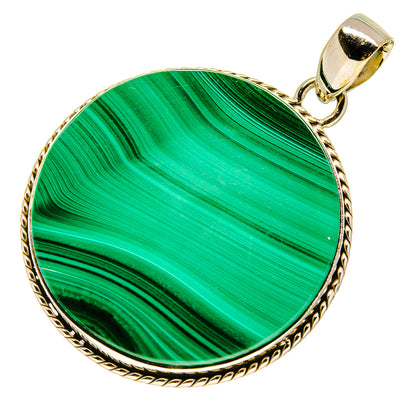 Malachite Pendants handcrafted by Ana Silver Co - PD758473
