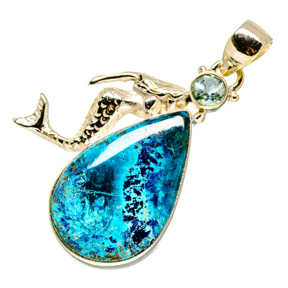 Shattuckite Pendants handcrafted by Ana Silver Co - PD758477
