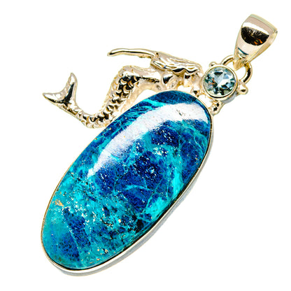 Shattuckite Pendants handcrafted by Ana Silver Co - PD758478