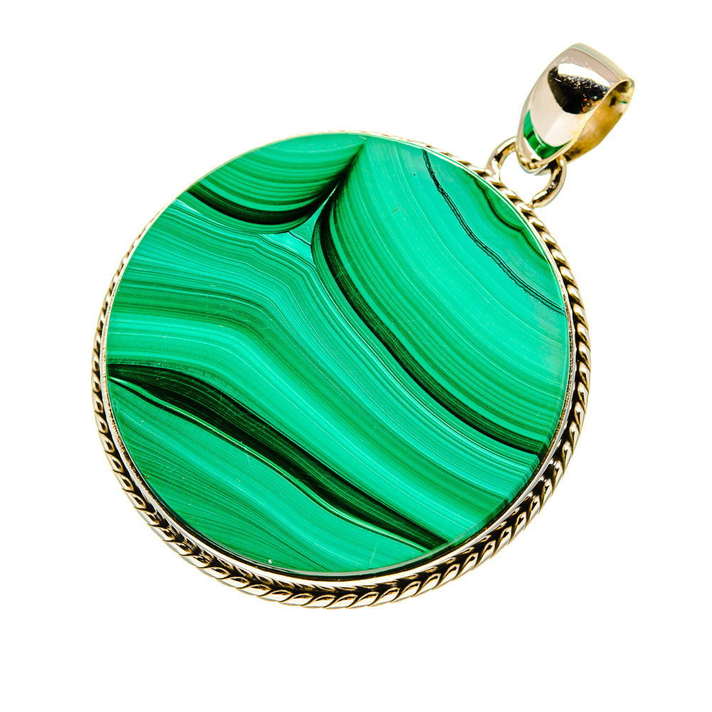 Malachite Pendants handcrafted by Ana Silver Co - PD758481