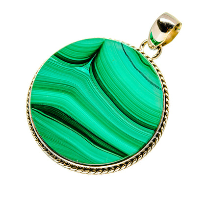 Malachite Pendants handcrafted by Ana Silver Co - PD758481