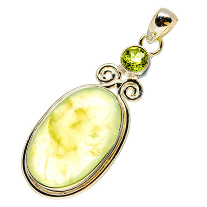 Prehnite Pendants handcrafted by Ana Silver Co - PD758484
