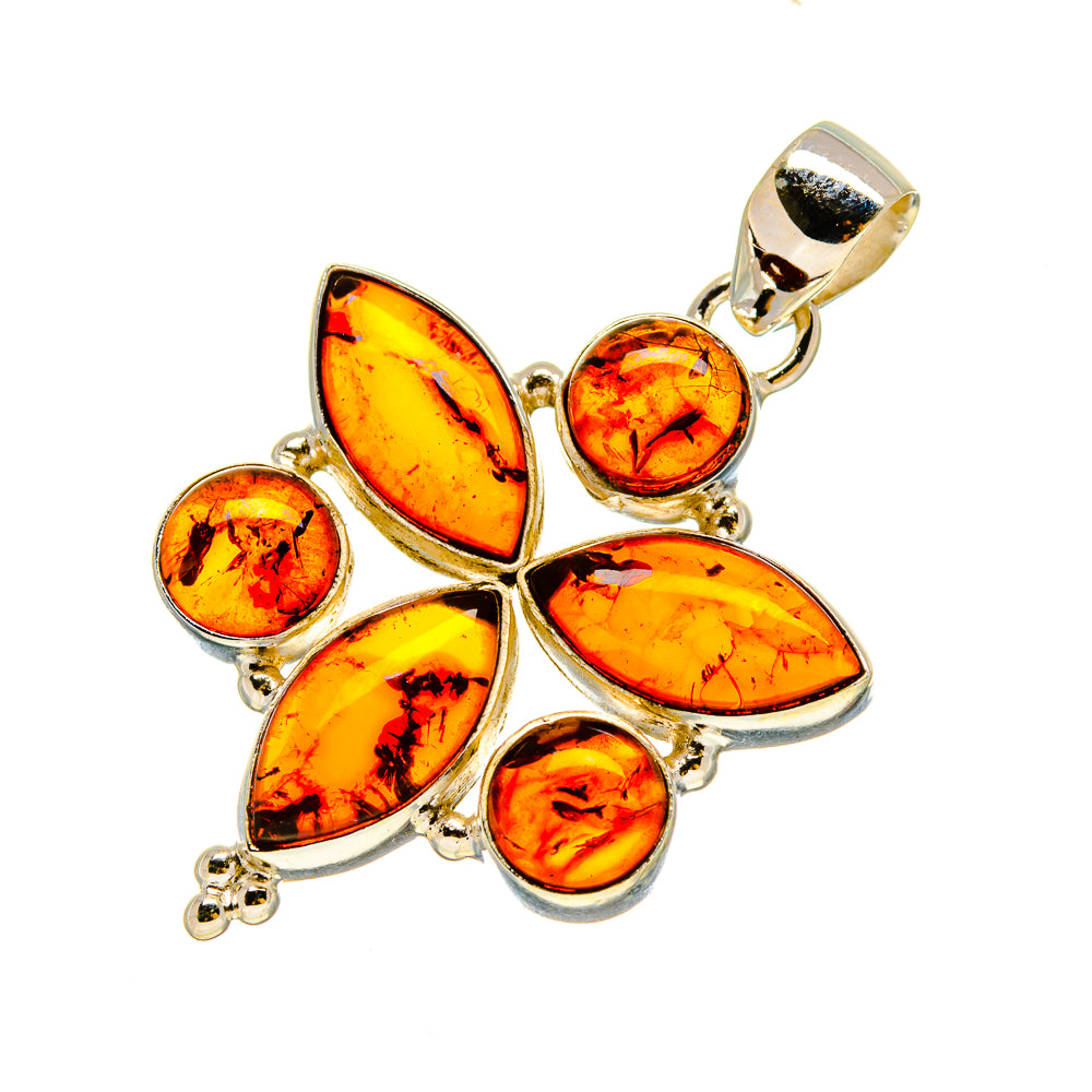 Baltic Amber Pendants handcrafted by Ana Silver Co - PD758487