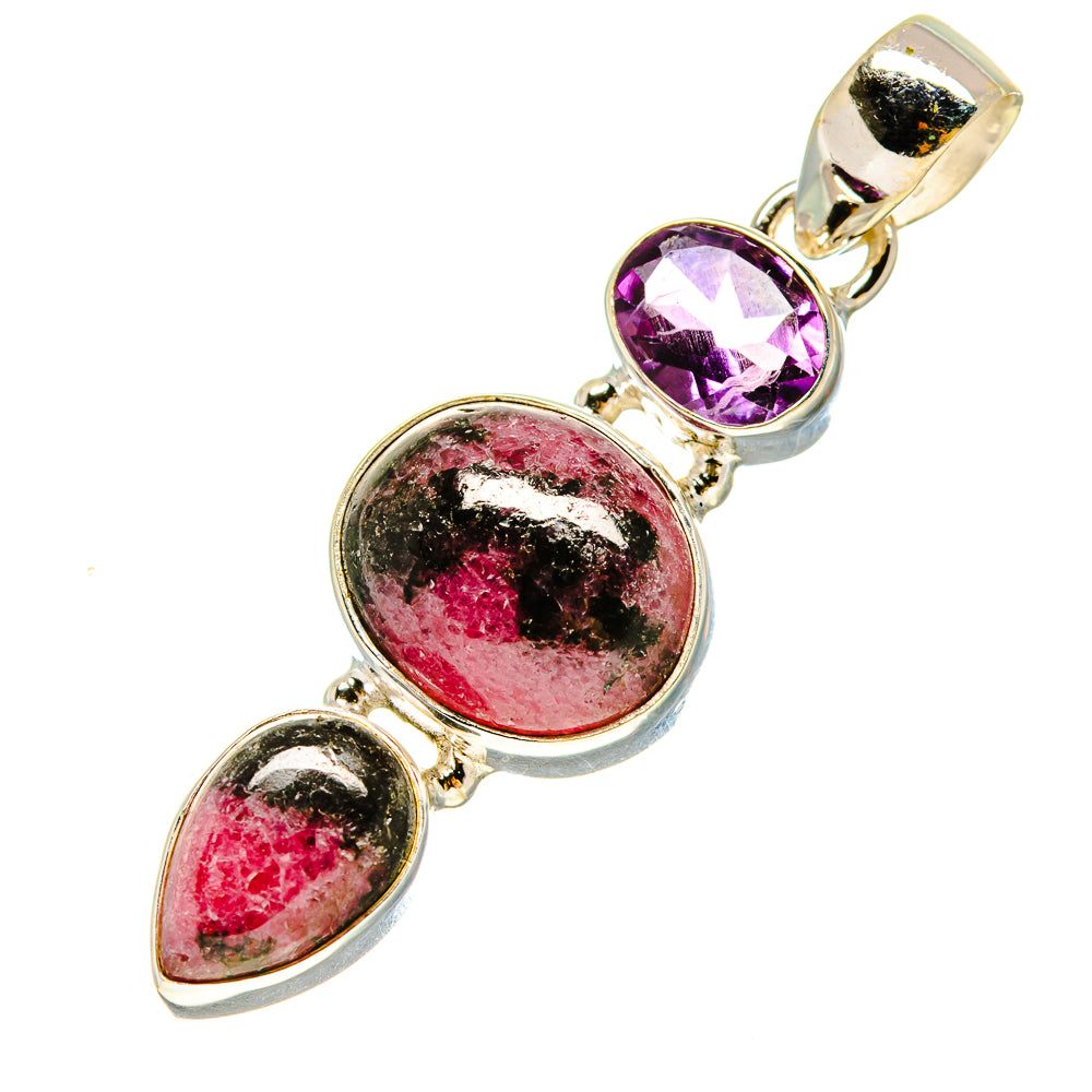 Rhodonite Pendants handcrafted by Ana Silver Co - PD758501