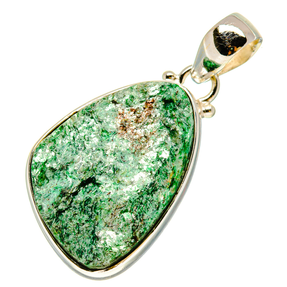 Green Fuchsite Pendants handcrafted by Ana Silver Co - PD758508