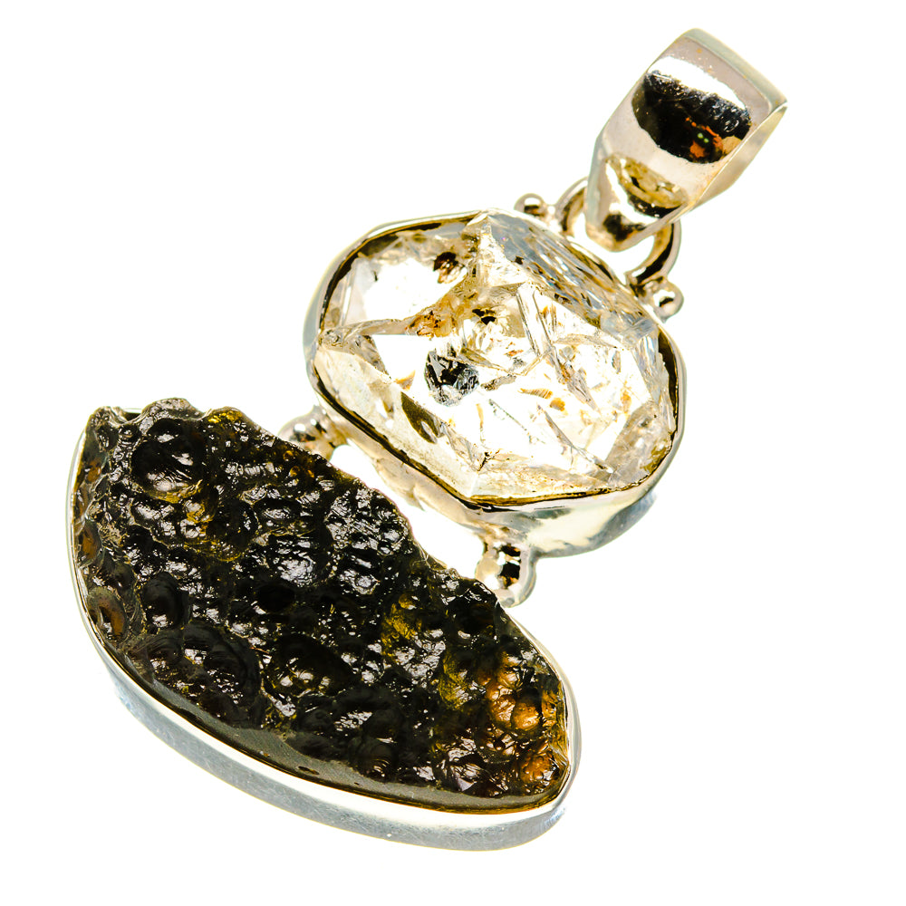 Tektite Pendants handcrafted by Ana Silver Co - PD758511