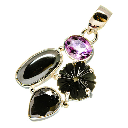 Black Onyx Pendants handcrafted by Ana Silver Co - PD758512