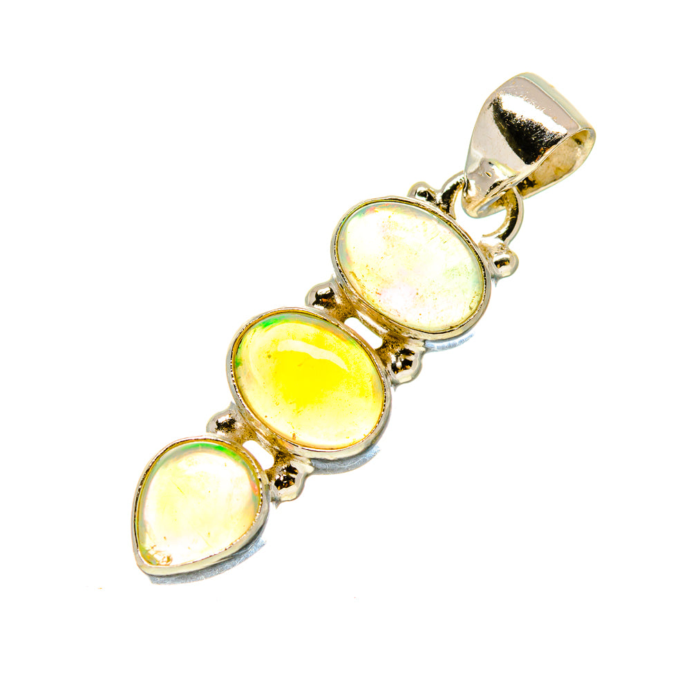 Ethiopian Opal Pendants handcrafted by Ana Silver Co - PD758518
