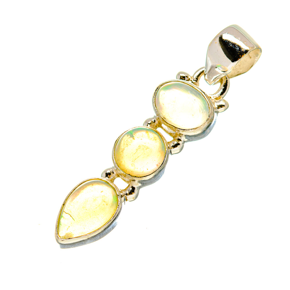 Ethiopian Opal Pendants handcrafted by Ana Silver Co - PD758519