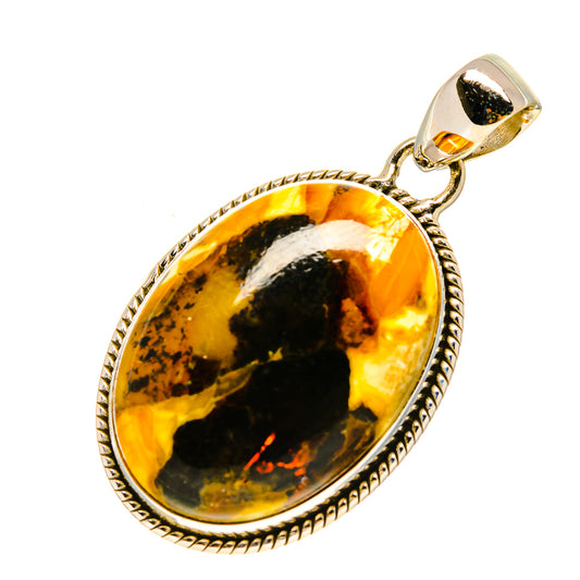 Amber Pendants handcrafted by Ana Silver Co - PD758536