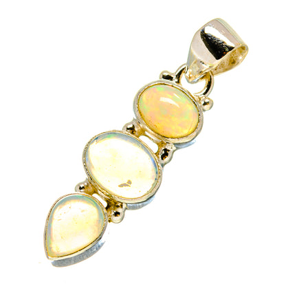 Ethiopian Opal Pendants handcrafted by Ana Silver Co - PD758547