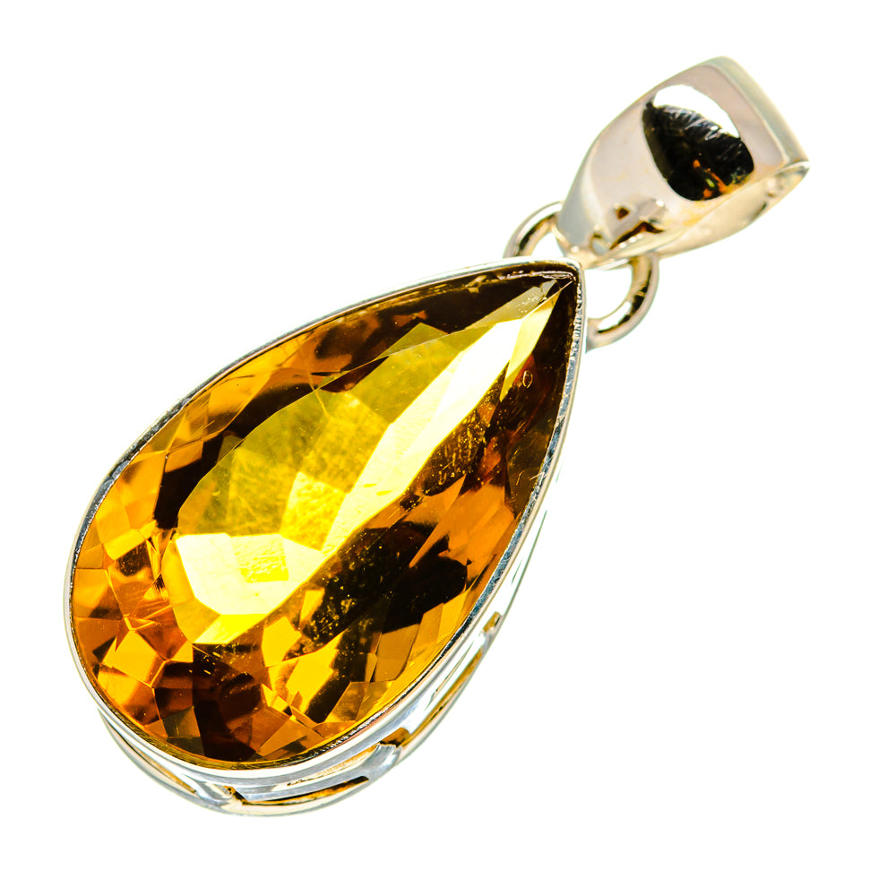 Mandarin Citrine Pendants handcrafted by Ana Silver Co - PD758551