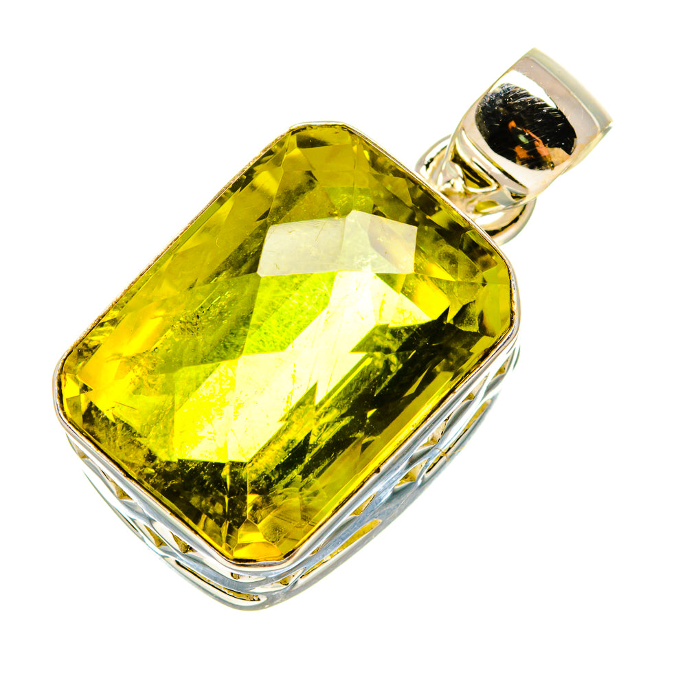 Lemon Quartz Pendants handcrafted by Ana Silver Co - PD758552