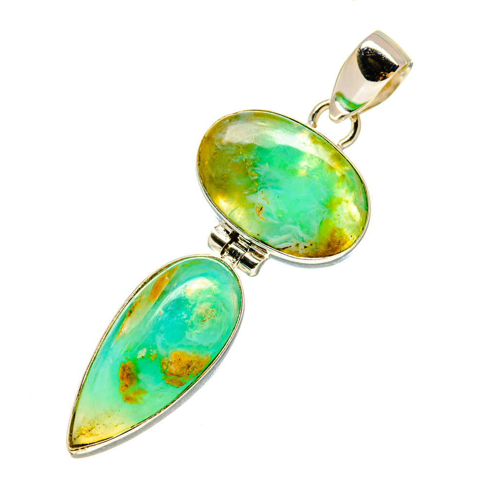 Peruvian Opal Pendants handcrafted by Ana Silver Co - PD758557