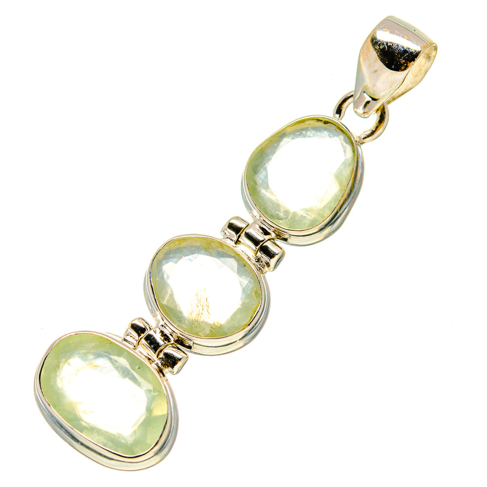 Prehnite Pendants handcrafted by Ana Silver Co - PD758570