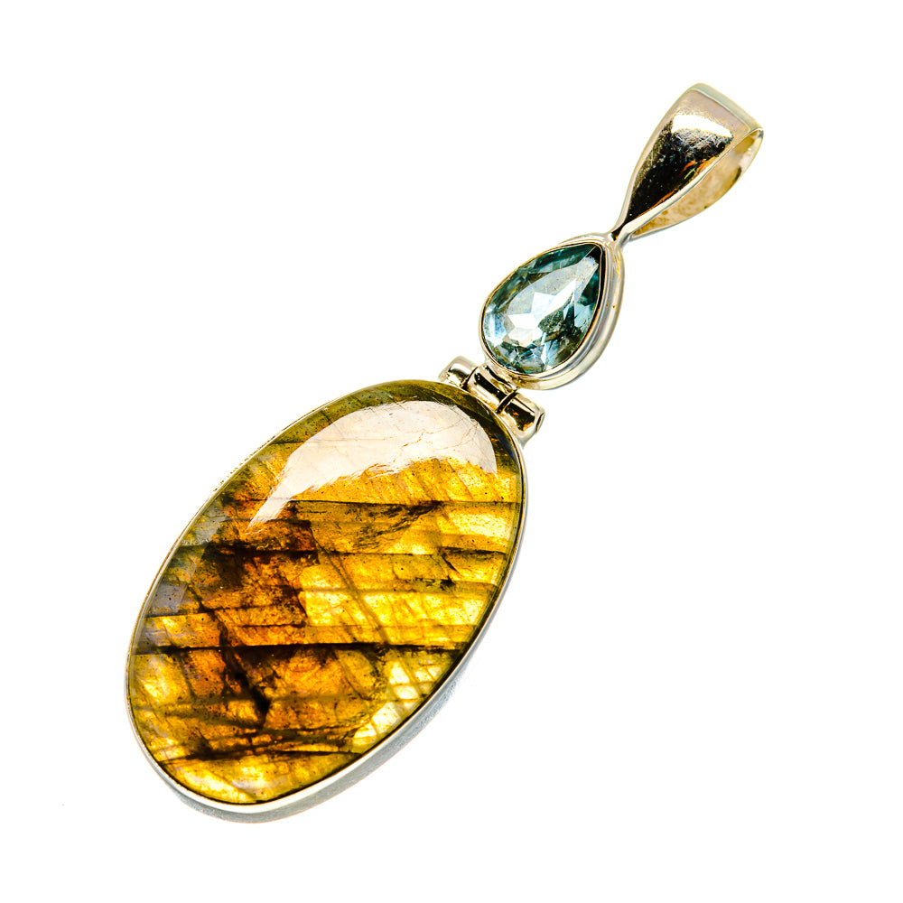 Labradorite Pendants handcrafted by Ana Silver Co - PD758578