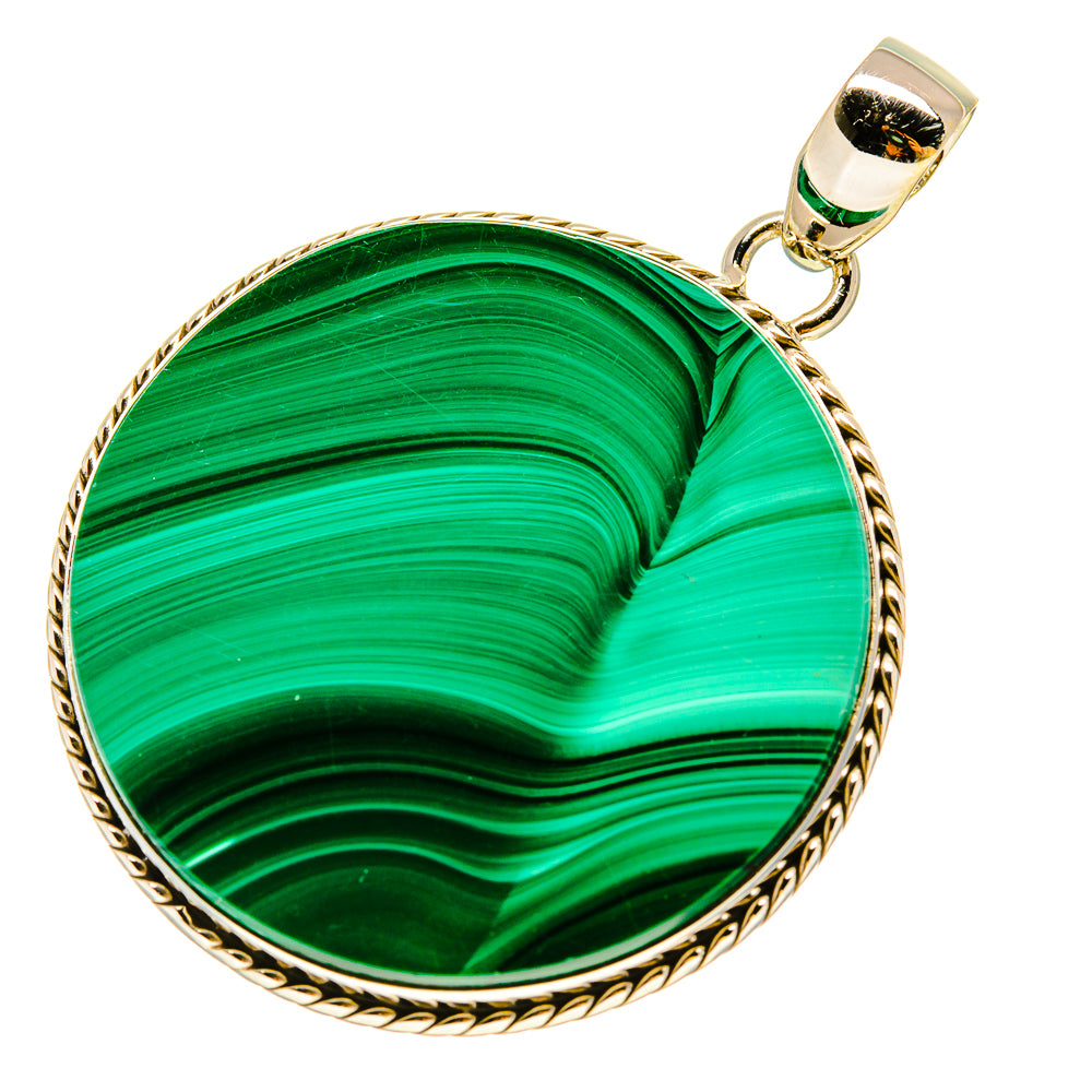 Malachite Pendants handcrafted by Ana Silver Co - PD758583