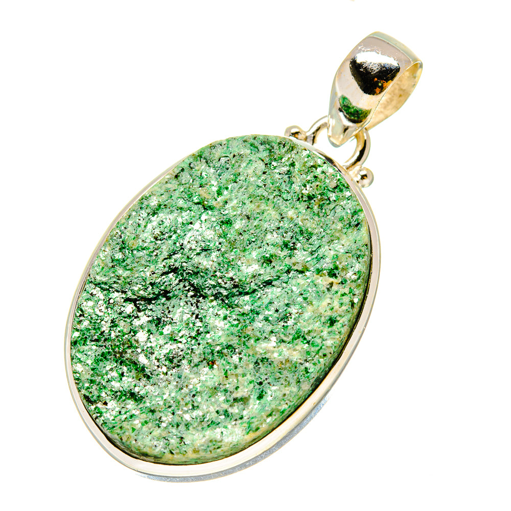 Green Fuchsite Pendants handcrafted by Ana Silver Co - PD758585