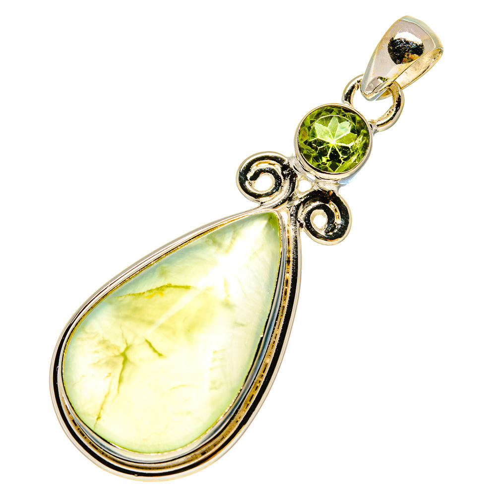 Prehnite Pendants handcrafted by Ana Silver Co - PD758587