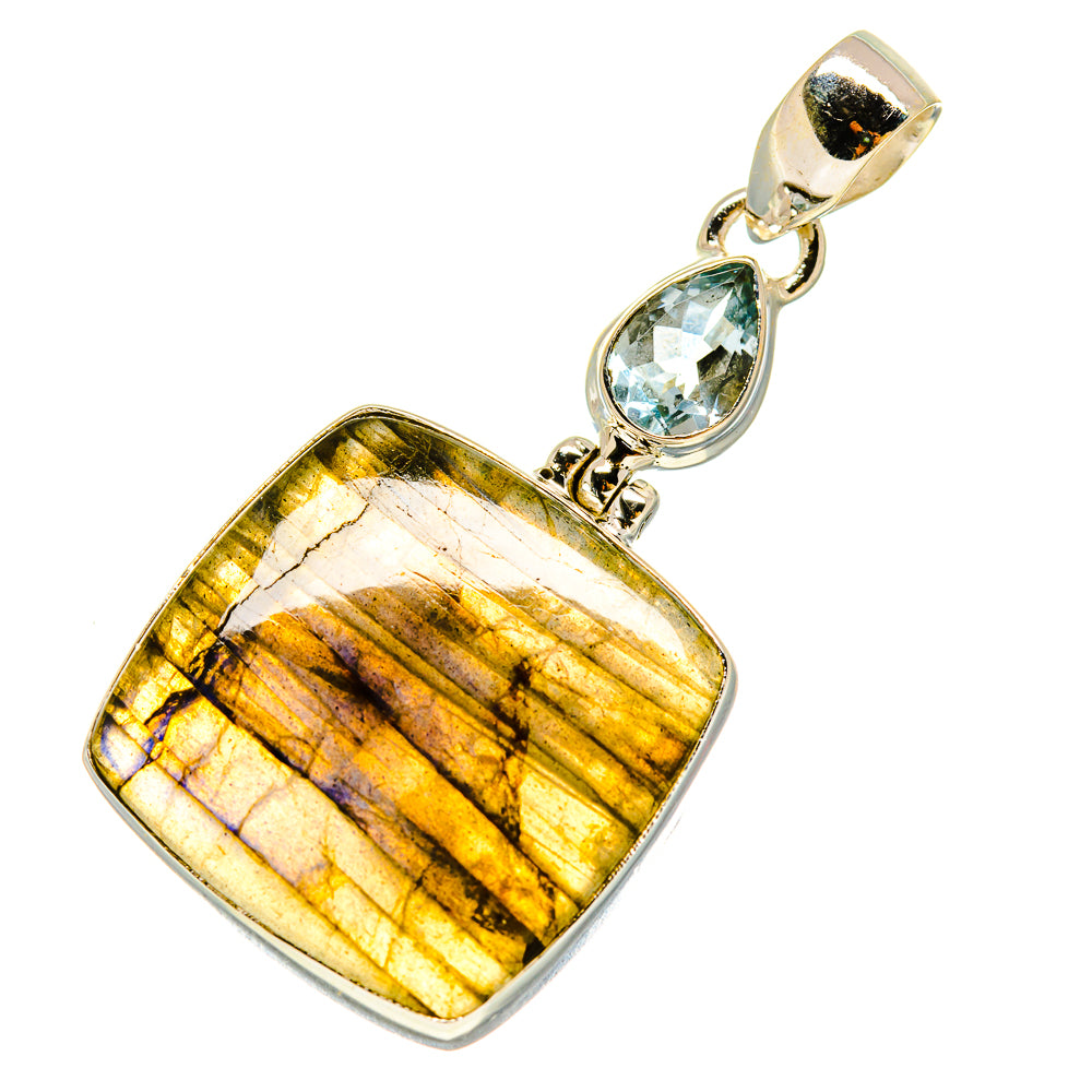 Labradorite Pendants handcrafted by Ana Silver Co - PD758595