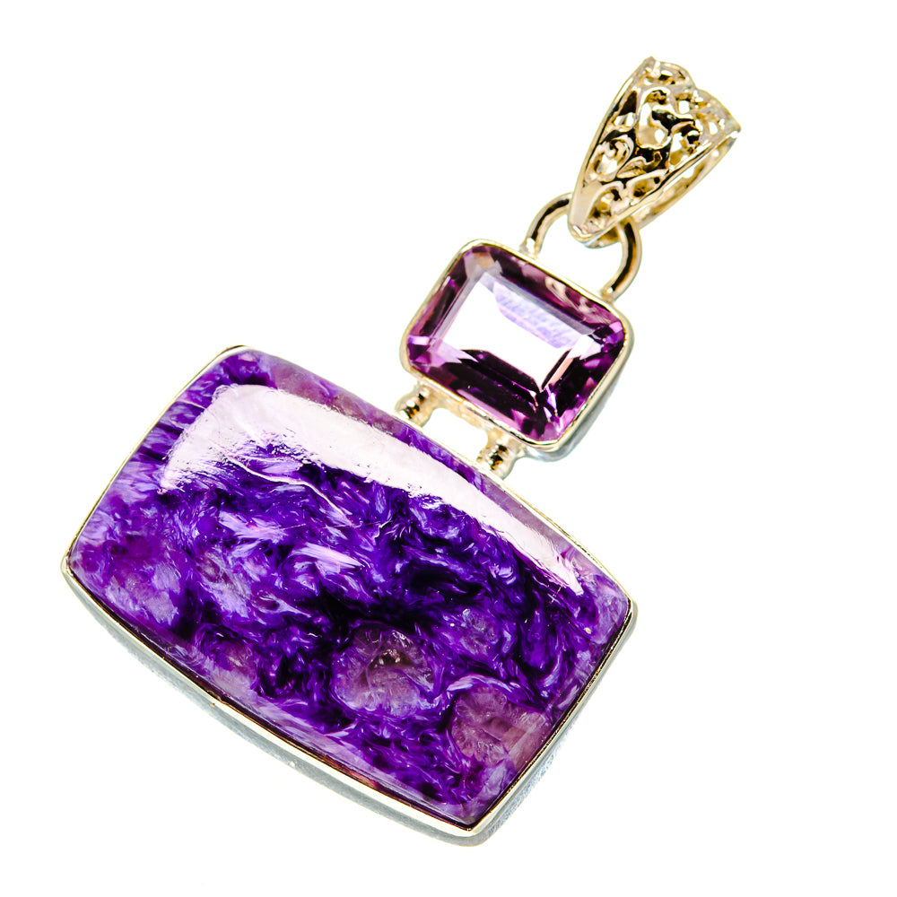 Charoite Pendants handcrafted by Ana Silver Co - PD758596