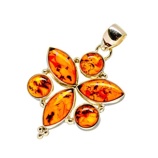 Baltic Amber Pendants handcrafted by Ana Silver Co - PD758599