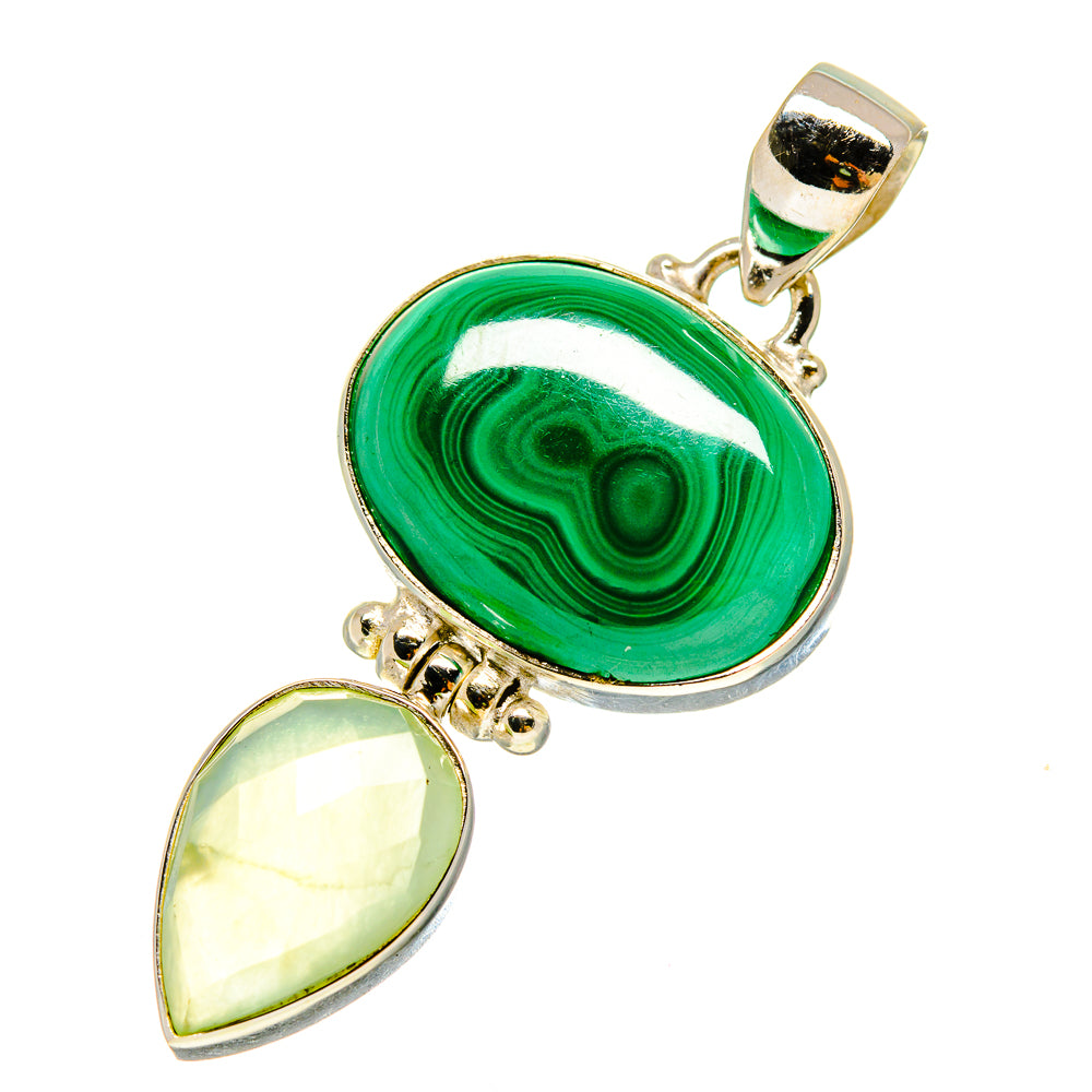 Malachite Pendants handcrafted by Ana Silver Co - PD758601