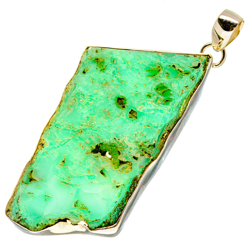 Green Fuchsite Pendants handcrafted by Ana Silver Co - PD758608