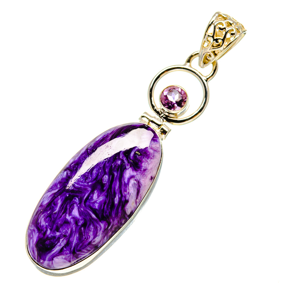 Charoite Pendants handcrafted by Ana Silver Co - PD758613
