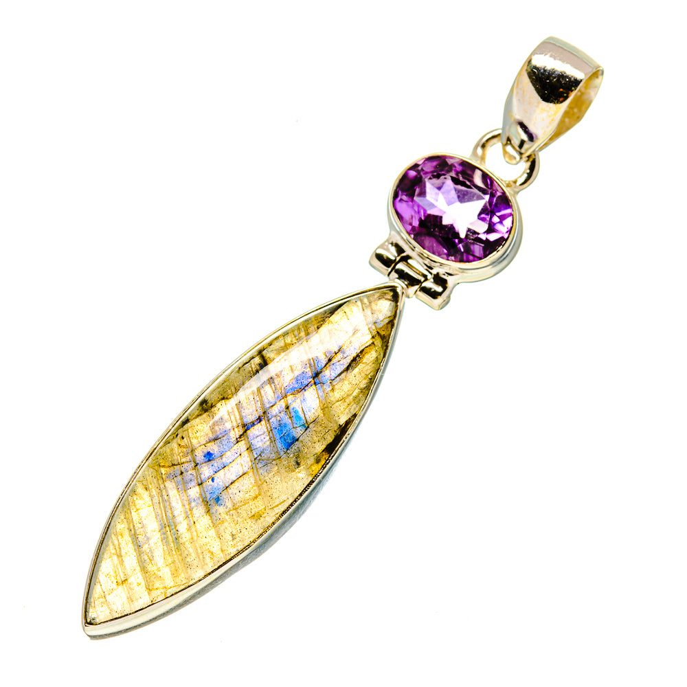 Labradorite Pendants handcrafted by Ana Silver Co - PD758614
