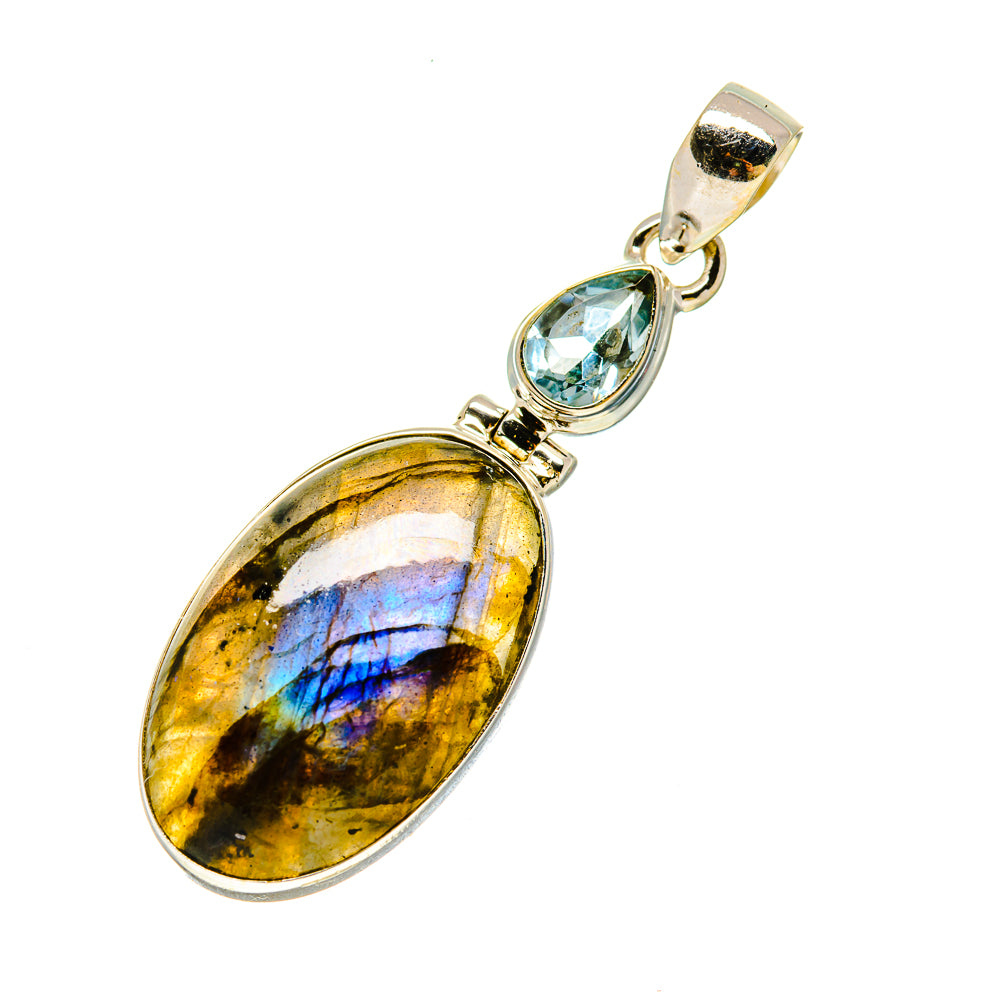 Labradorite Pendants handcrafted by Ana Silver Co - PD758617