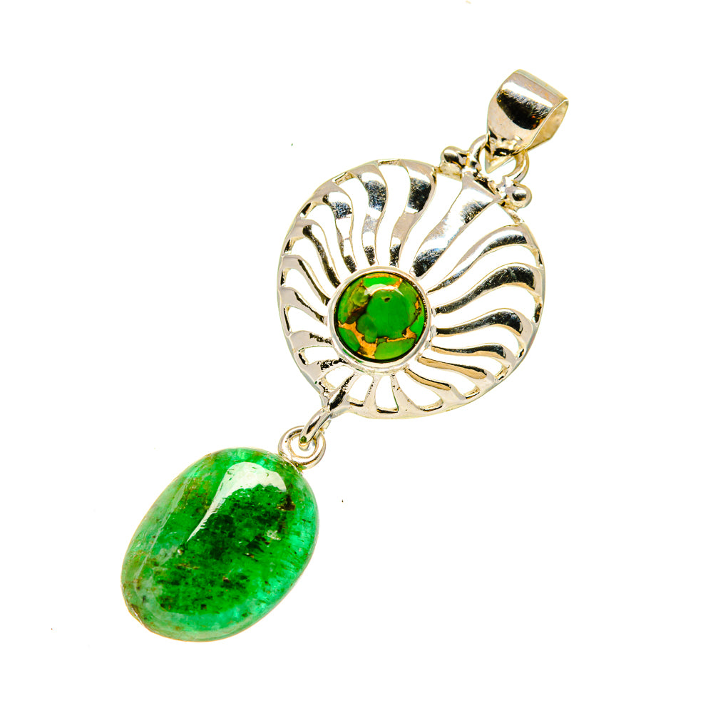 Green Aventurine Pendants handcrafted by Ana Silver Co - PD758625