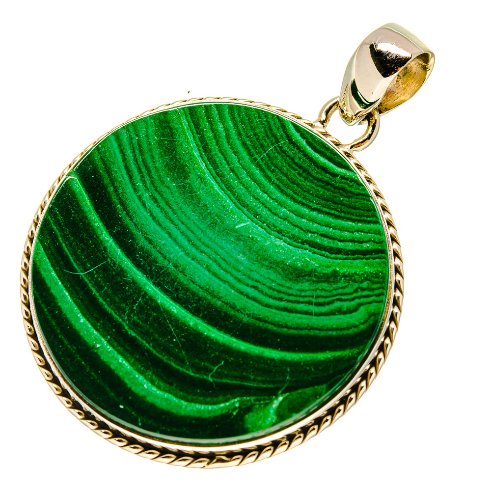 Malachite Pendants handcrafted by Ana Silver Co - PD758628