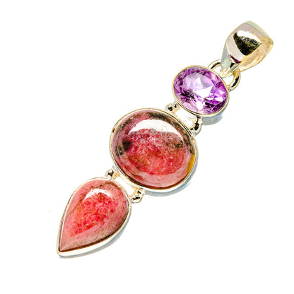 Rhodonite Pendants handcrafted by Ana Silver Co - PD758644