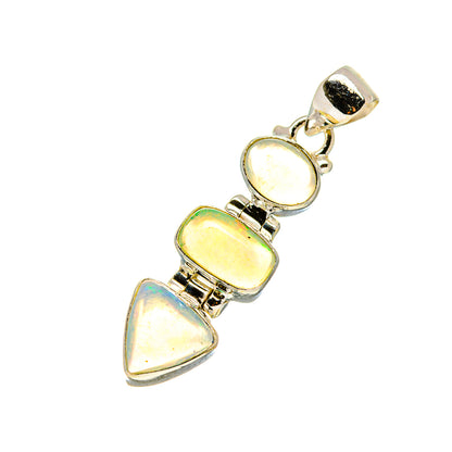 Ethiopian Opal Pendants handcrafted by Ana Silver Co - PD758645