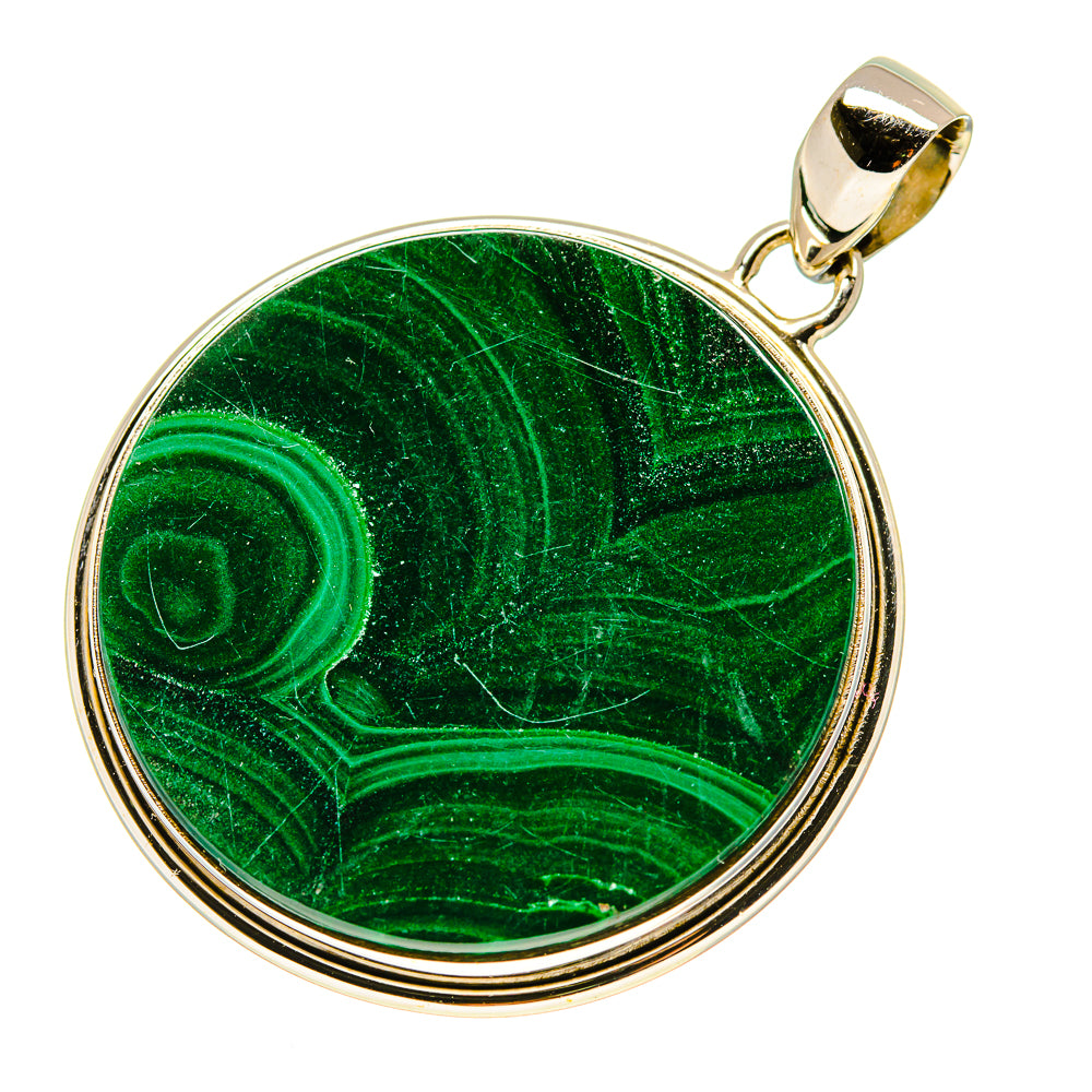 Malachite Pendants handcrafted by Ana Silver Co - PD758649