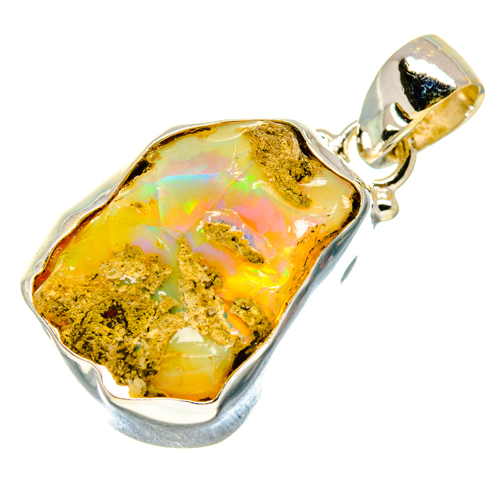 Ethiopian Opal Pendants handcrafted by Ana Silver Co - PD758662