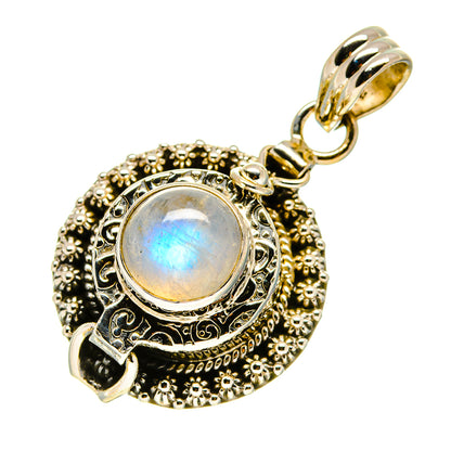 Rainbow Moonstone Pendants handcrafted by Ana Silver Co - PD758667