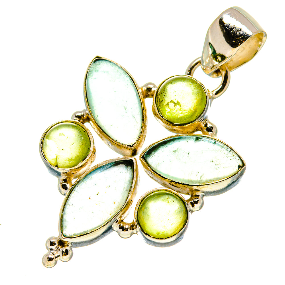 Prehnite Pendants handcrafted by Ana Silver Co - PD758672