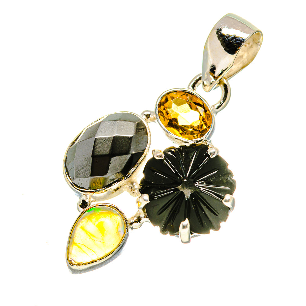 Hematite Pendants handcrafted by Ana Silver Co - PD758695