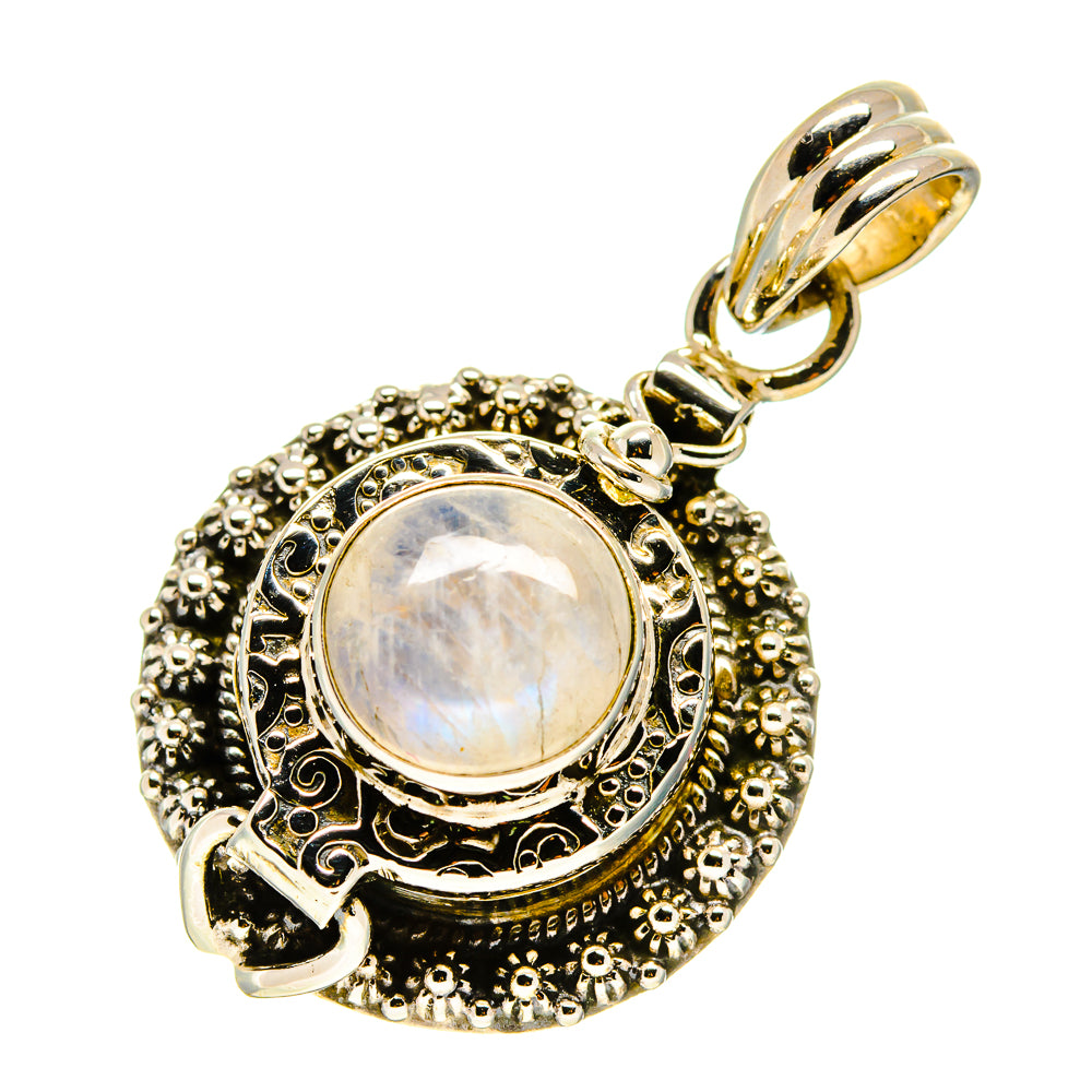 Rainbow Moonstone Pendants handcrafted by Ana Silver Co - PD758705