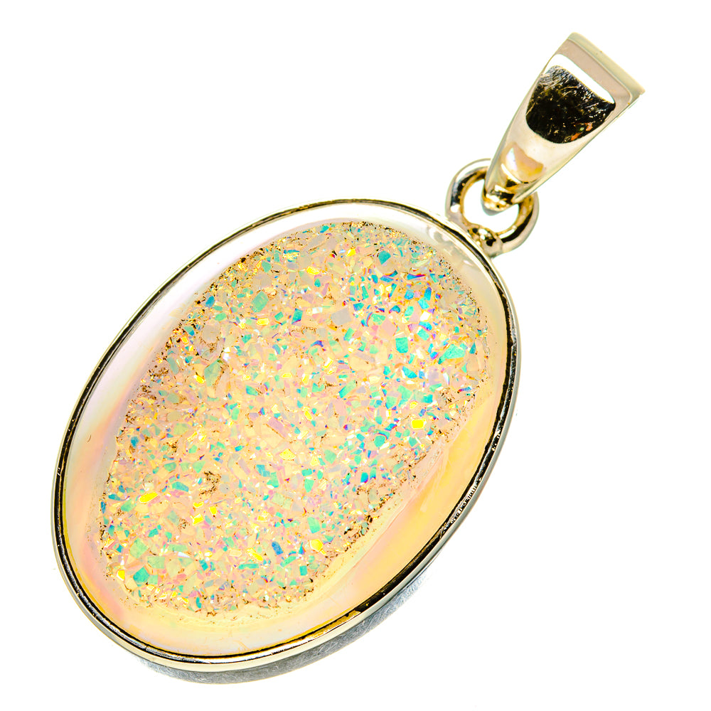Rainbow Druzy Pendants handcrafted by Ana Silver Co - PD758725