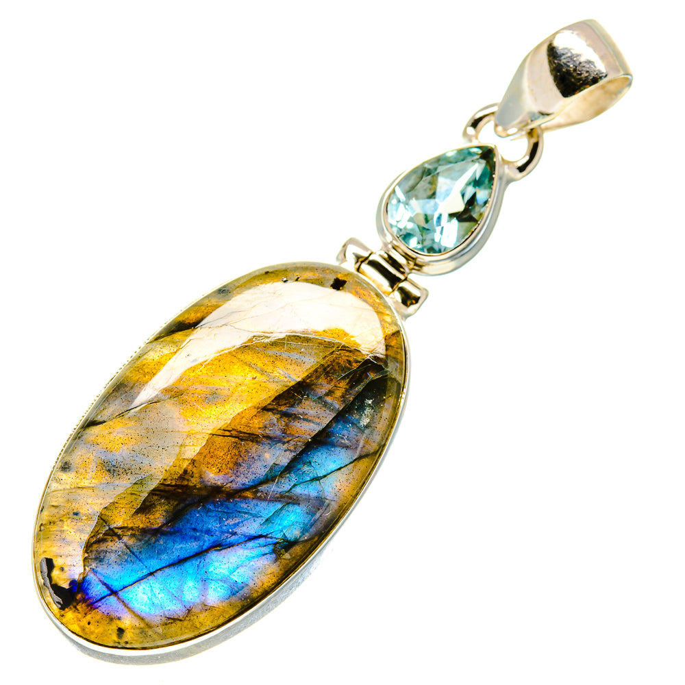 Labradorite Pendants handcrafted by Ana Silver Co - PD758728