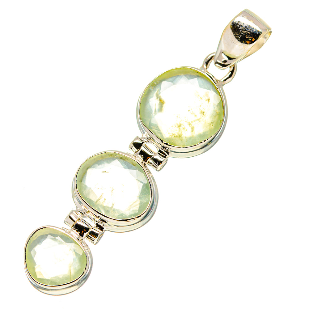 Prehnite Pendants handcrafted by Ana Silver Co - PD758733