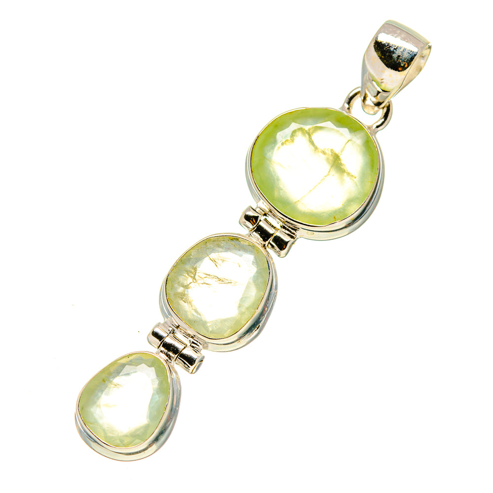 Prehnite Pendants handcrafted by Ana Silver Co - PD758742