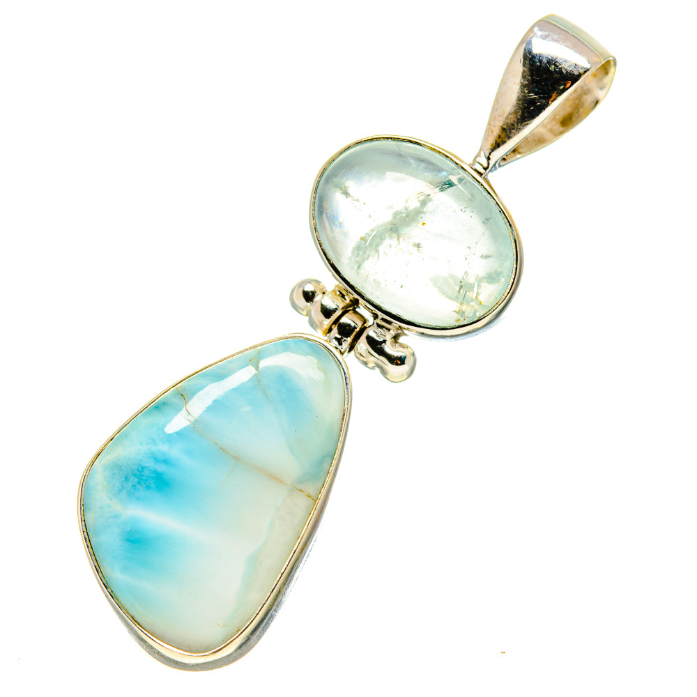 Larimar, Aquamarine Pendants handcrafted by Ana Silver Co - PD758765